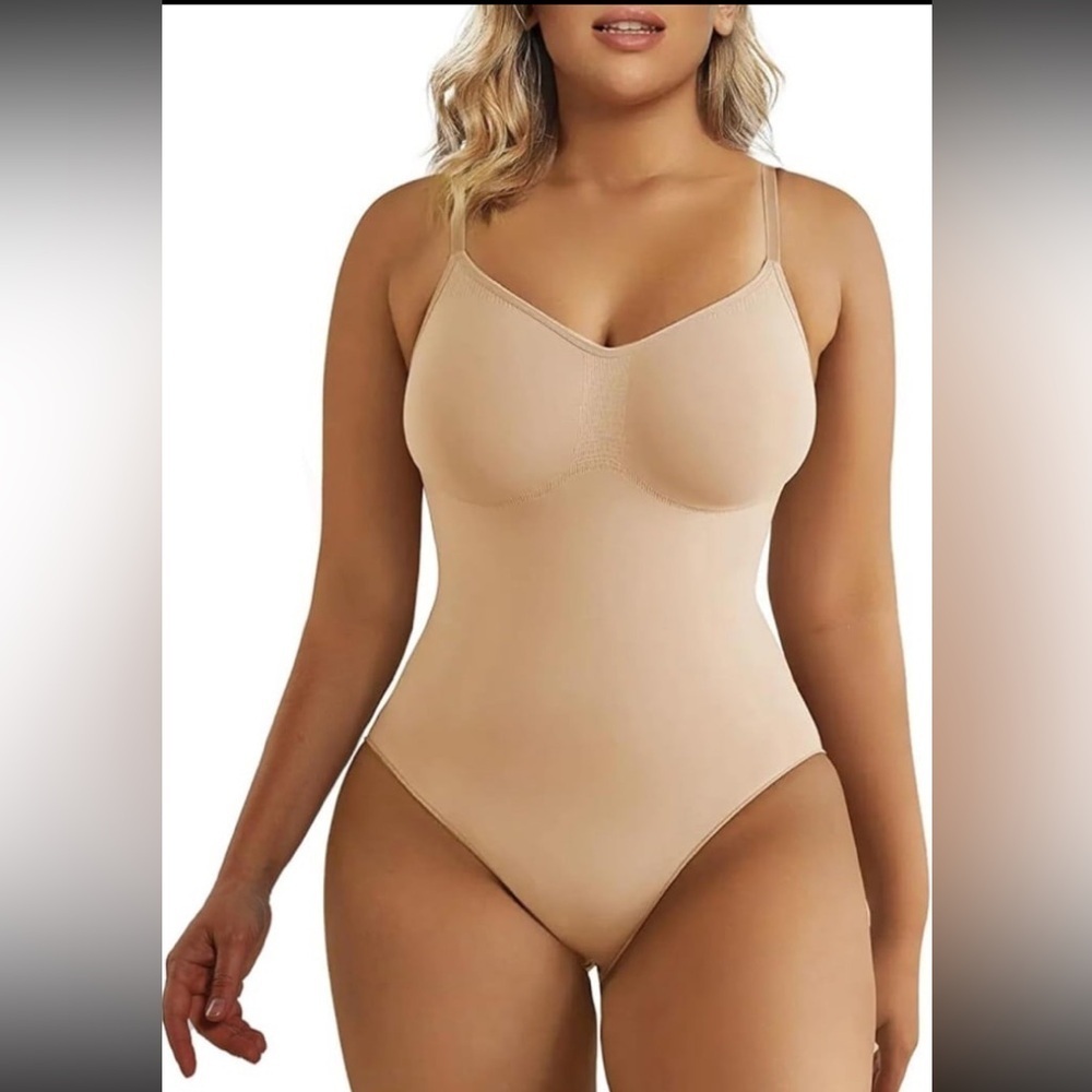 SHAPERX Women's Shapewear Bodysuit Tummy Control Seamless Sculpting NWOT XS/S